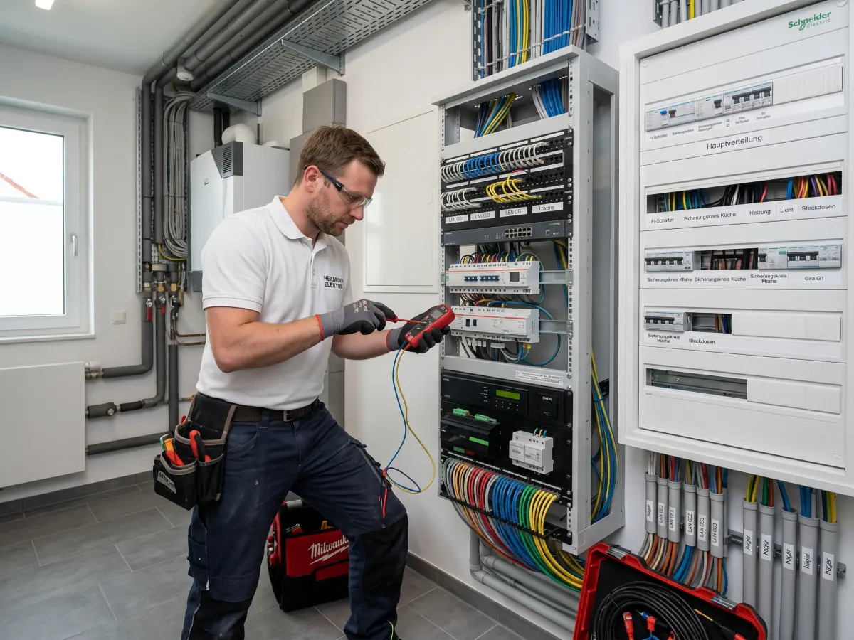Schaltschrank im Bestandsgebäude Heilbronn – Elektro Andrade