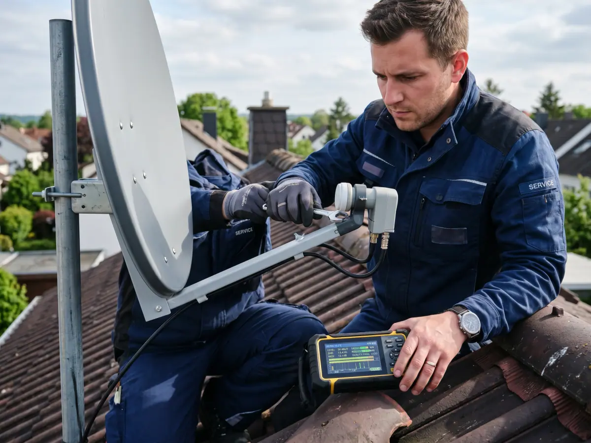 SAT Signaltest – Elektrofachbetrieb Heilbronn